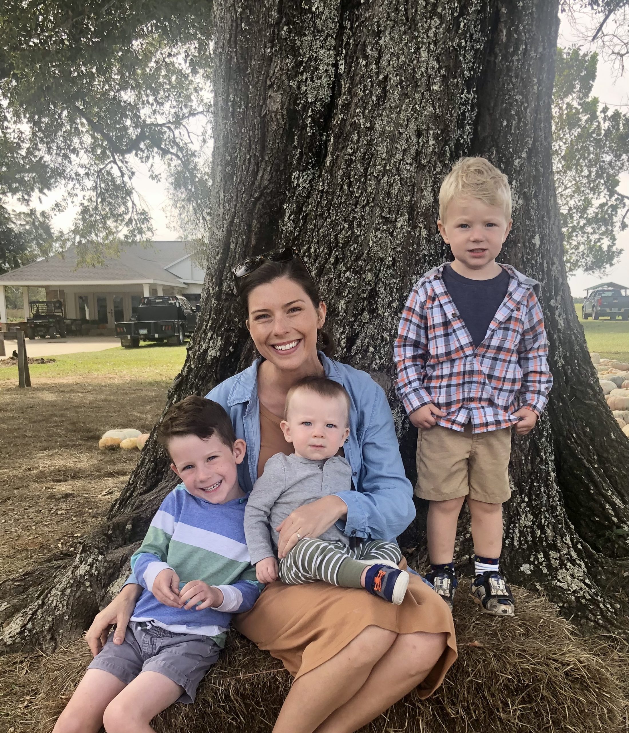 Casey with her 3 sons