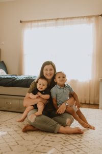 Rachael Dannelley and her two sons